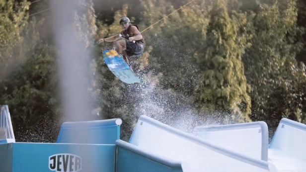 screengrab from wakeboard wakeskate video edit Eclipse by Daniel Grant edited by Andy Kolb